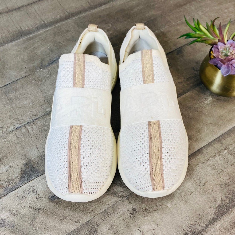 APL White and Gold Slip-On Sneakers
TechLoom Bliss Women's Size 7‎